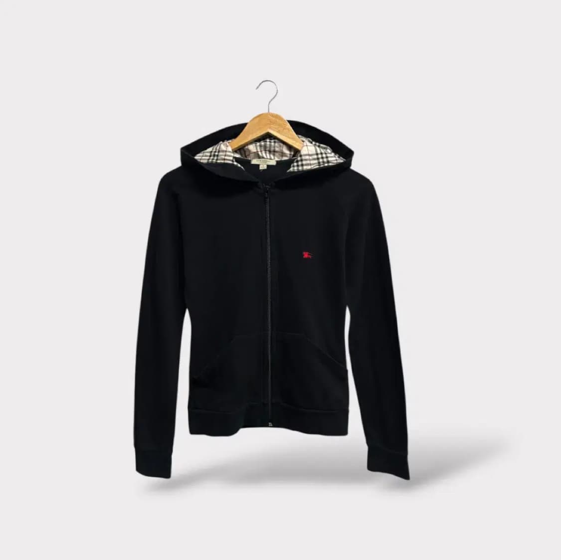 버버리 클래식 후드 집업티 S 상품이미지1