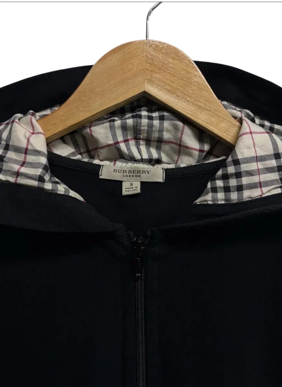 버버리 클래식 후드 집업티 S 상품이미지4