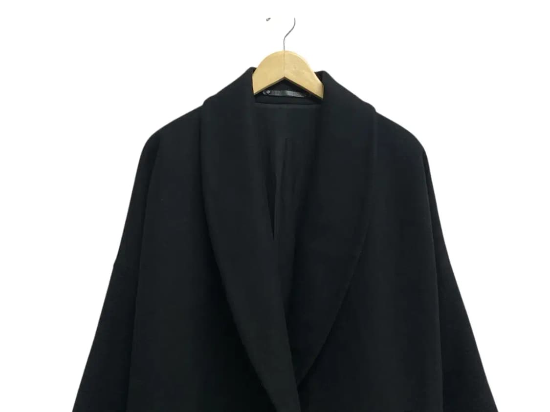 올세인츠 카라 오버핏 블랙 코트 L 상품이미지2