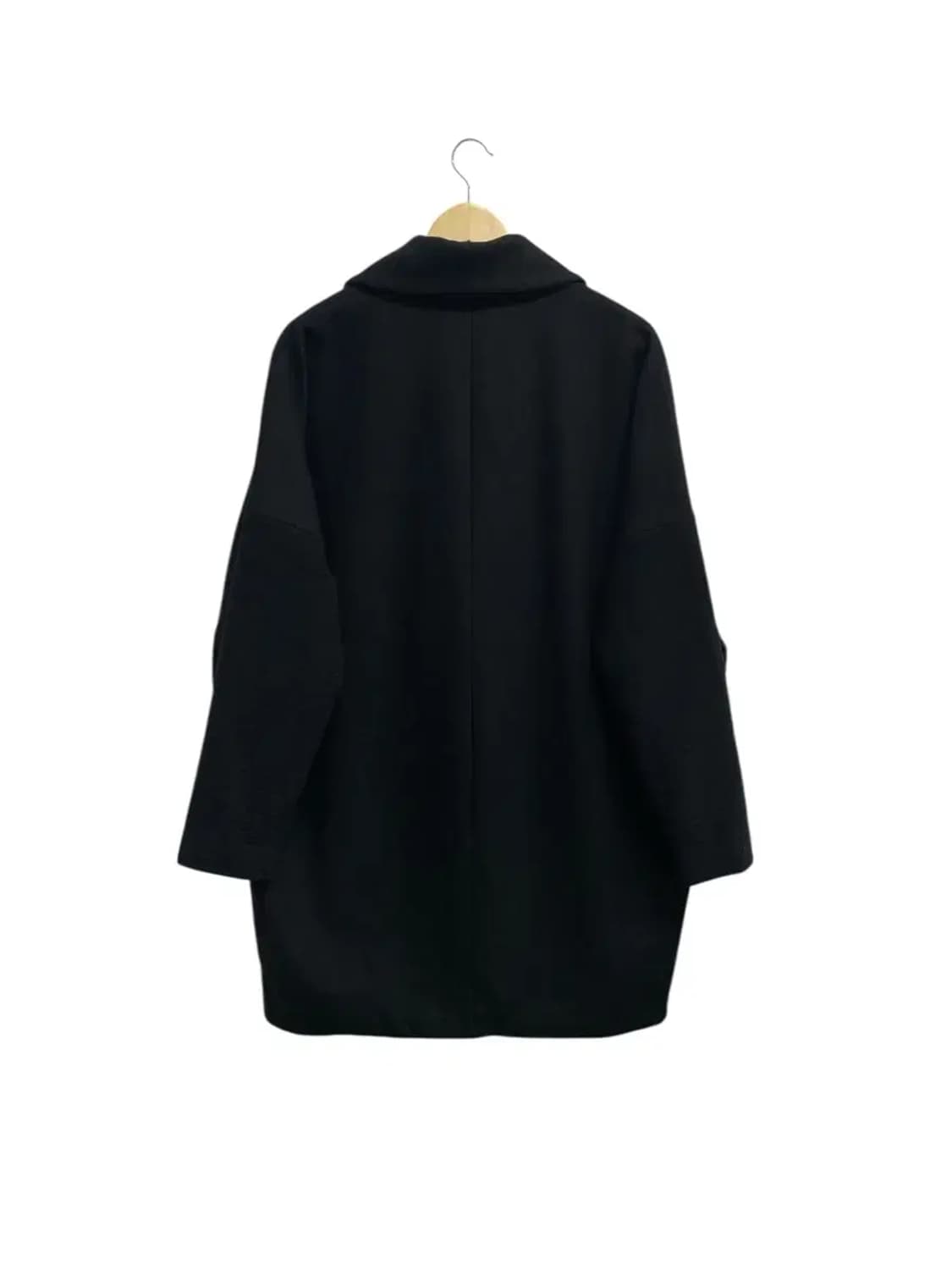 올세인츠 카라 오버핏 블랙 코트 L 상품이미지3