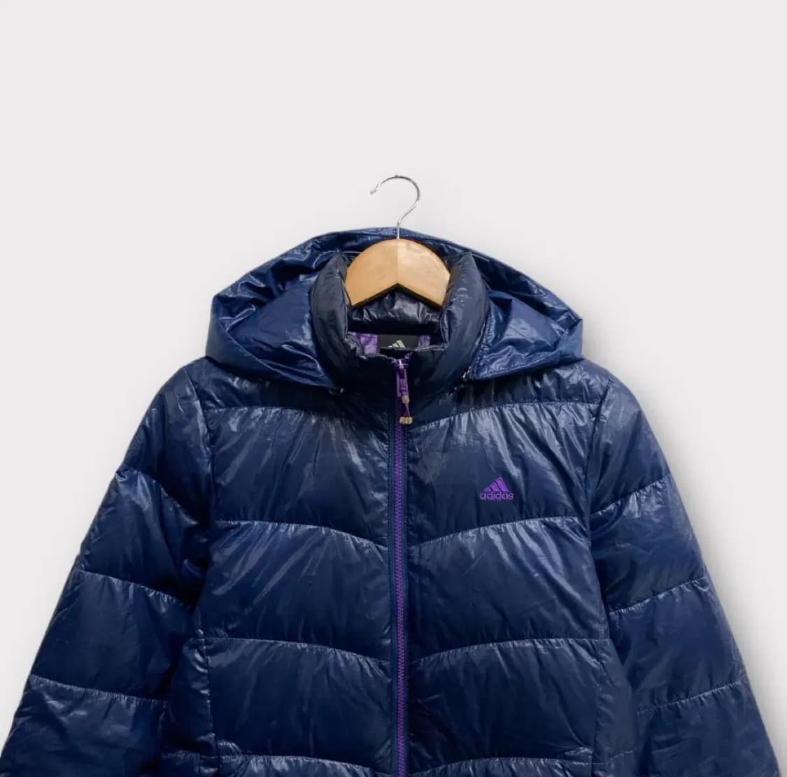 아디다스 유광 베이직 구스 패딩 90 상품이미지2