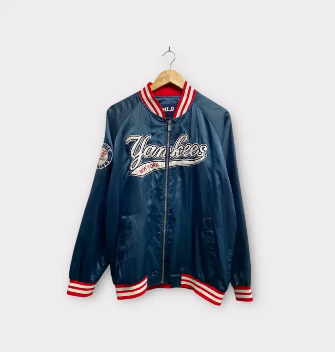 MLB 뉴욕 양키즈 사틴 스타디움 점퍼 L 상품이미지1