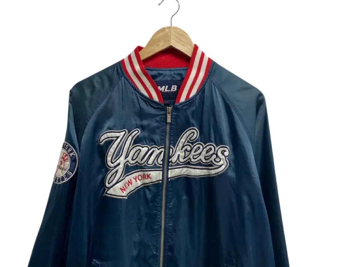 MLB 뉴욕 양키즈 사틴 스타디움 점퍼 L 상품이미지2