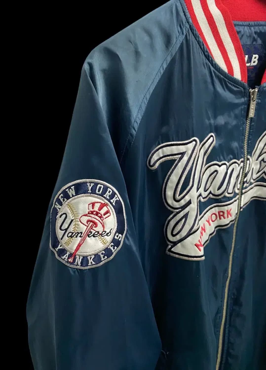 MLB 뉴욕 양키즈 사틴 스타디움 점퍼 L 상품이미지3