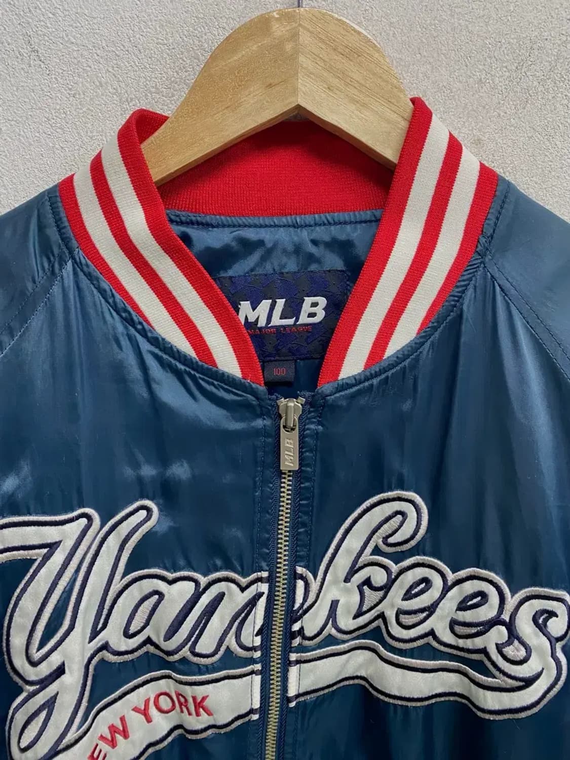 MLB 뉴욕 양키즈 사틴 스타디움 점퍼 L 상품이미지5