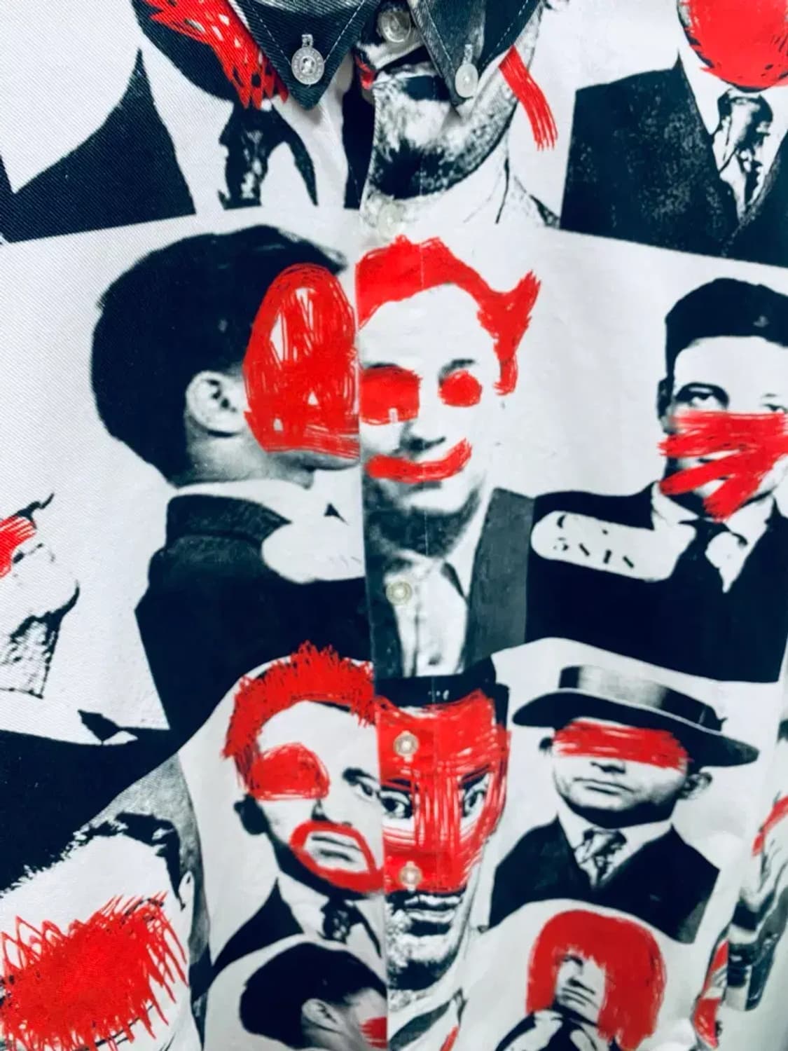 아이엠낫어휴먼비잉 도톰 그래픽 셔츠 XL 상품이미지3