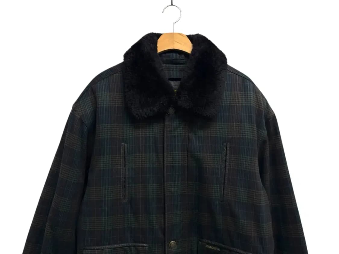 런던포그 빈티지 체크 코트 L-XL 상품이미지2