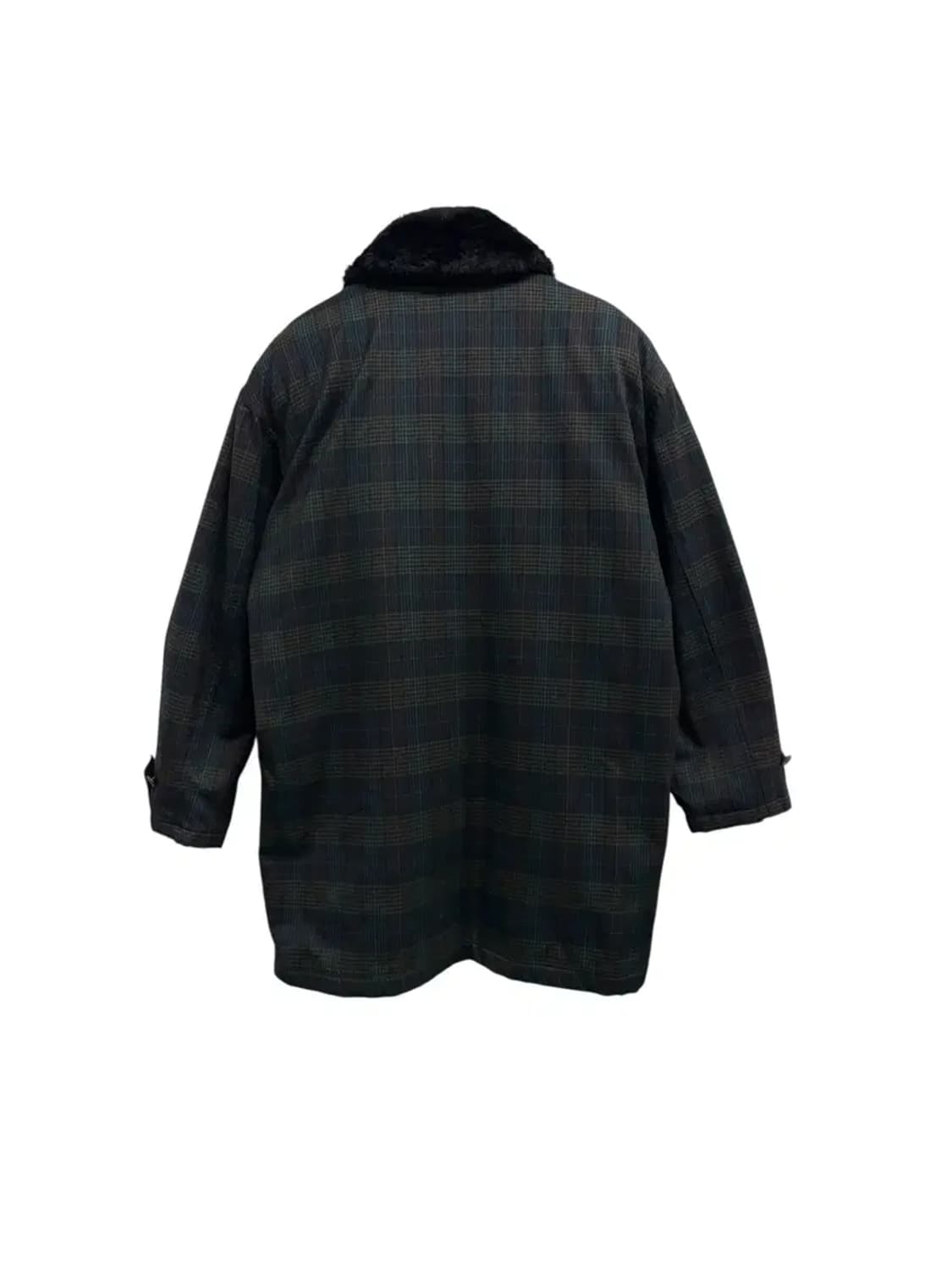 런던포그 빈티지 체크 코트 L-XL 상품이미지3