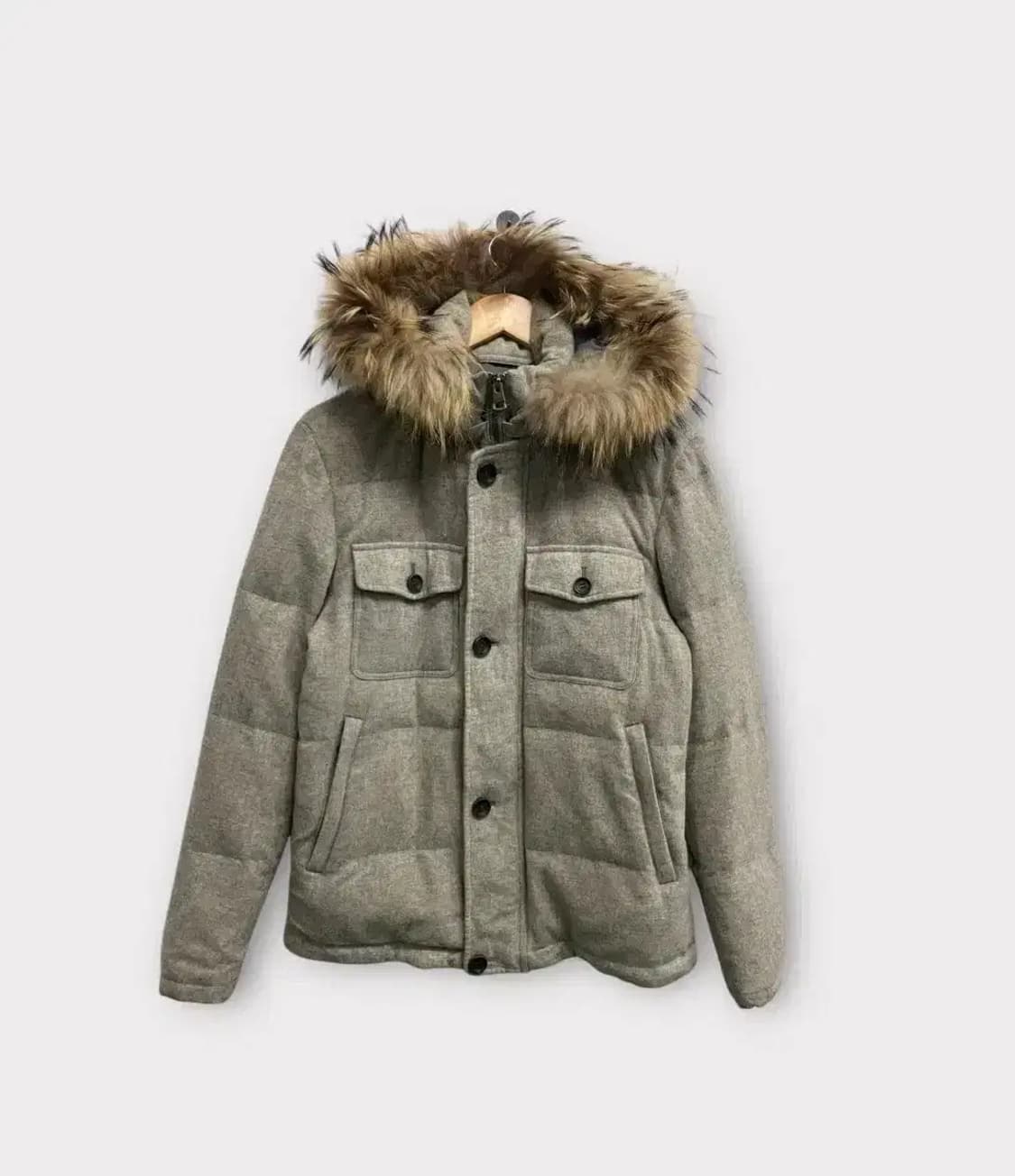 띠어리 다운 울패딩 40 M-L 상품이미지1