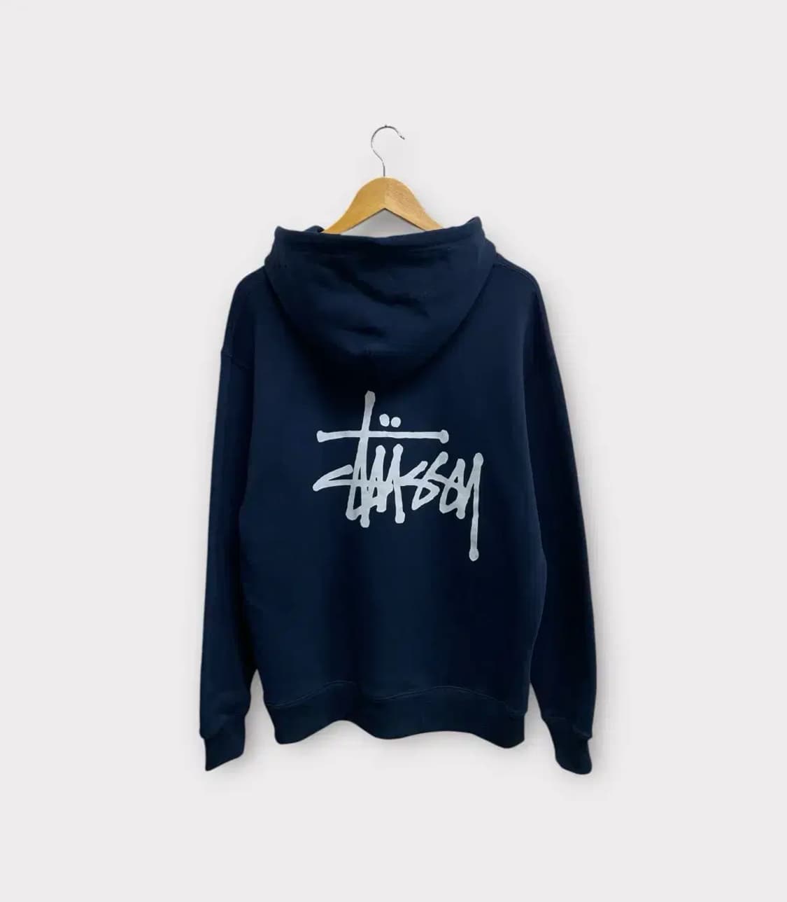 Stussy 스투시 네이비 스웻 후드티 M-L 상품이미지1