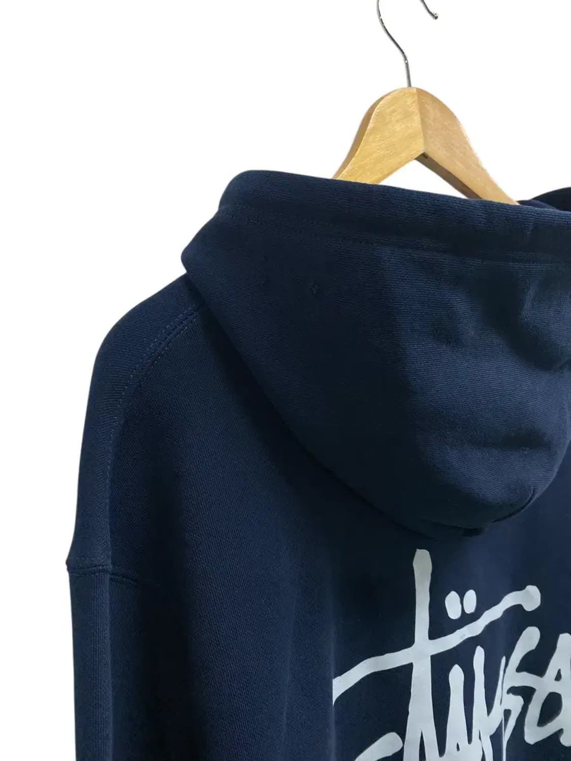 Stussy 스투시 네이비 스웻 후드티 M-L 상품이미지4