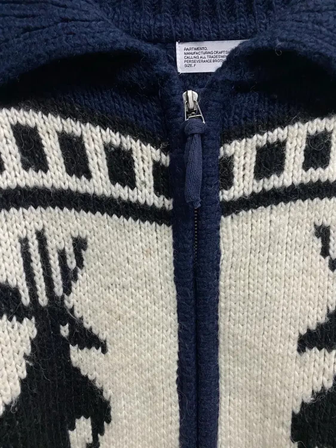 파르티멘토 코위찬 니트 노르딕 집업 가디건 free 상품이미지5