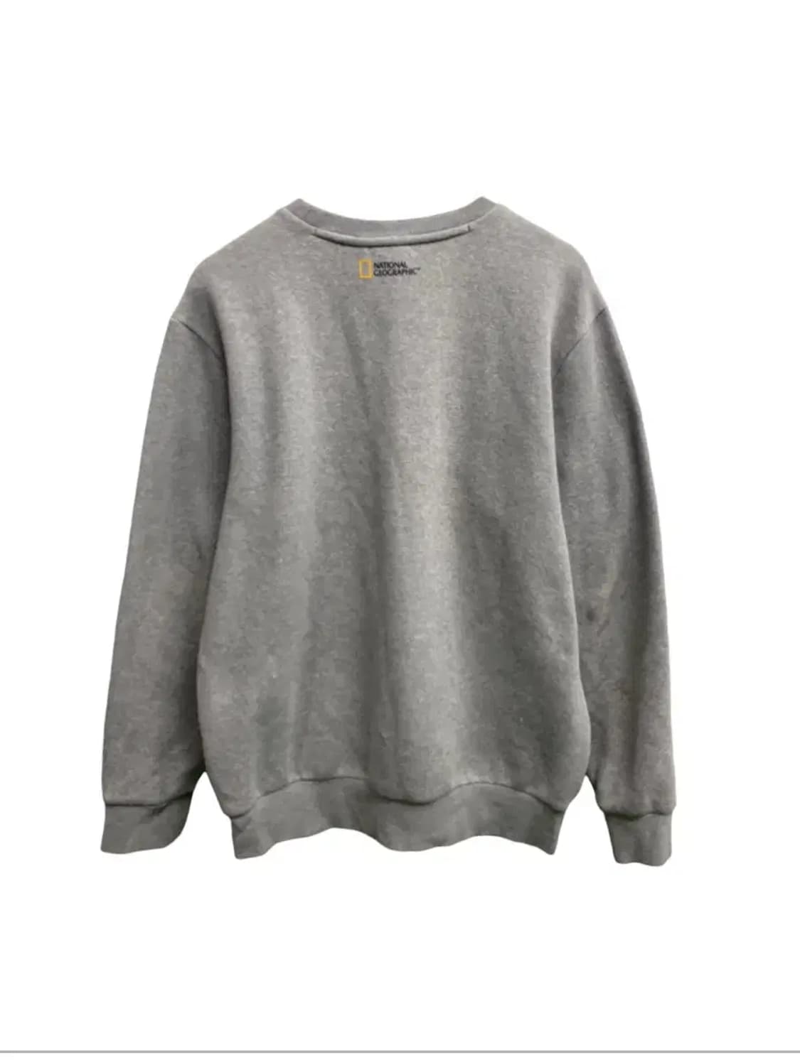 내셔널지오그래픽 그레이 맨투맨 XL 상품이미지3