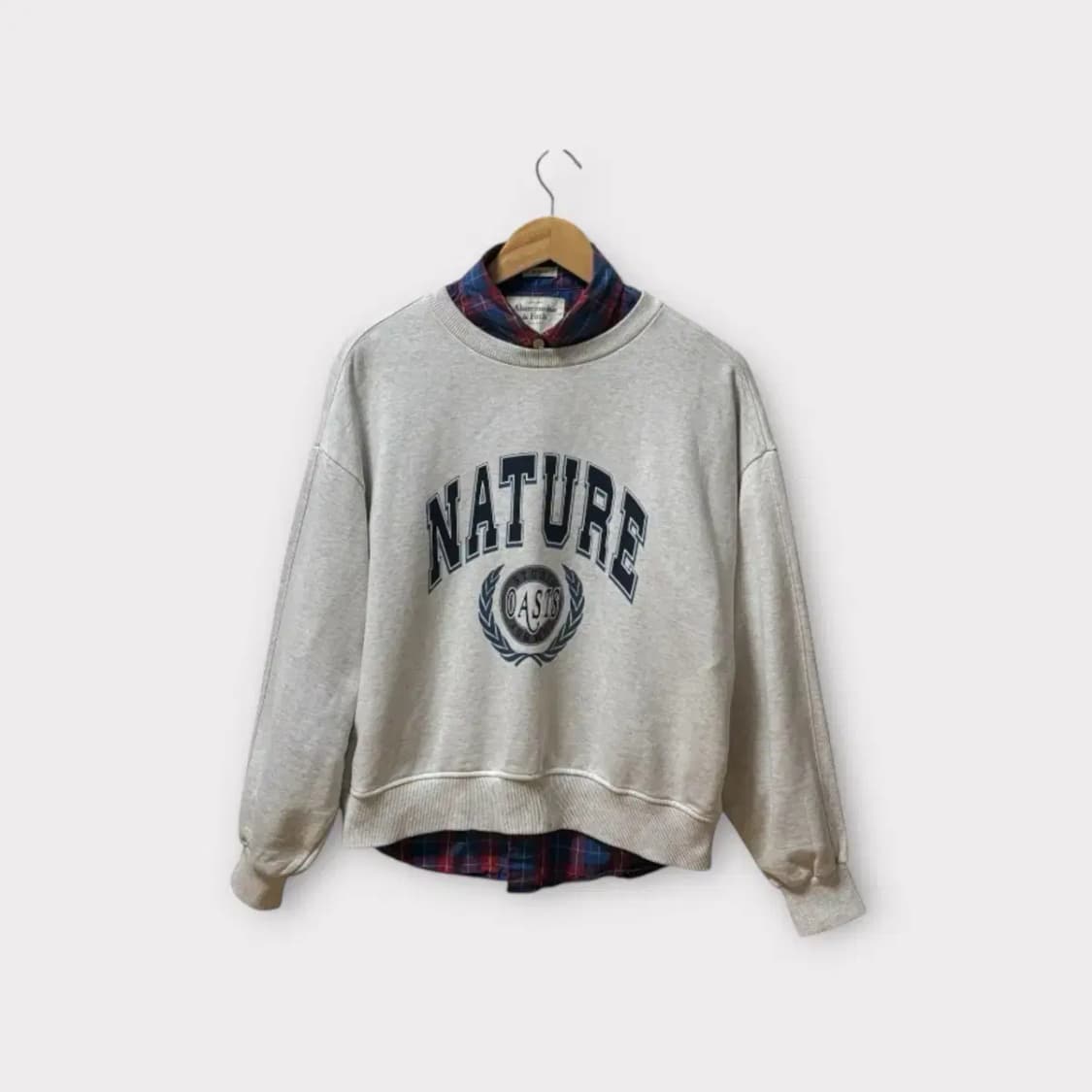 스튜디오톰보이 시그니처핏 크롭 맨투맨 Free 상품이미지1