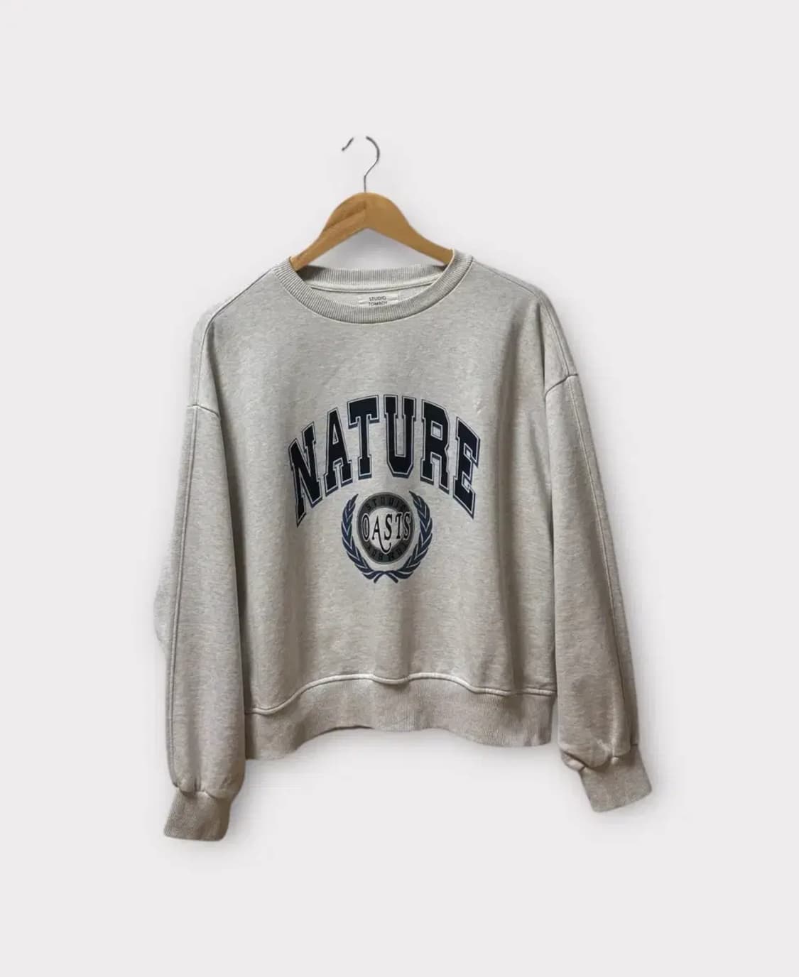 스튜디오톰보이 시그니처핏 크롭 맨투맨 Free 상품이미지2