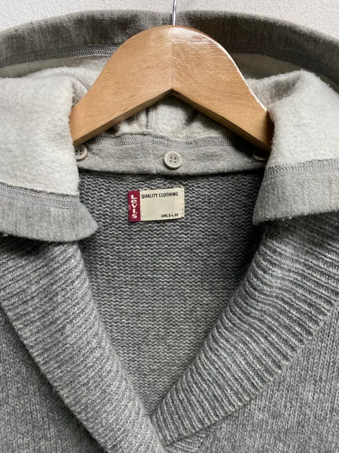 리바이스 Levis 니트 후드 집업 XS-S 상품이미지5