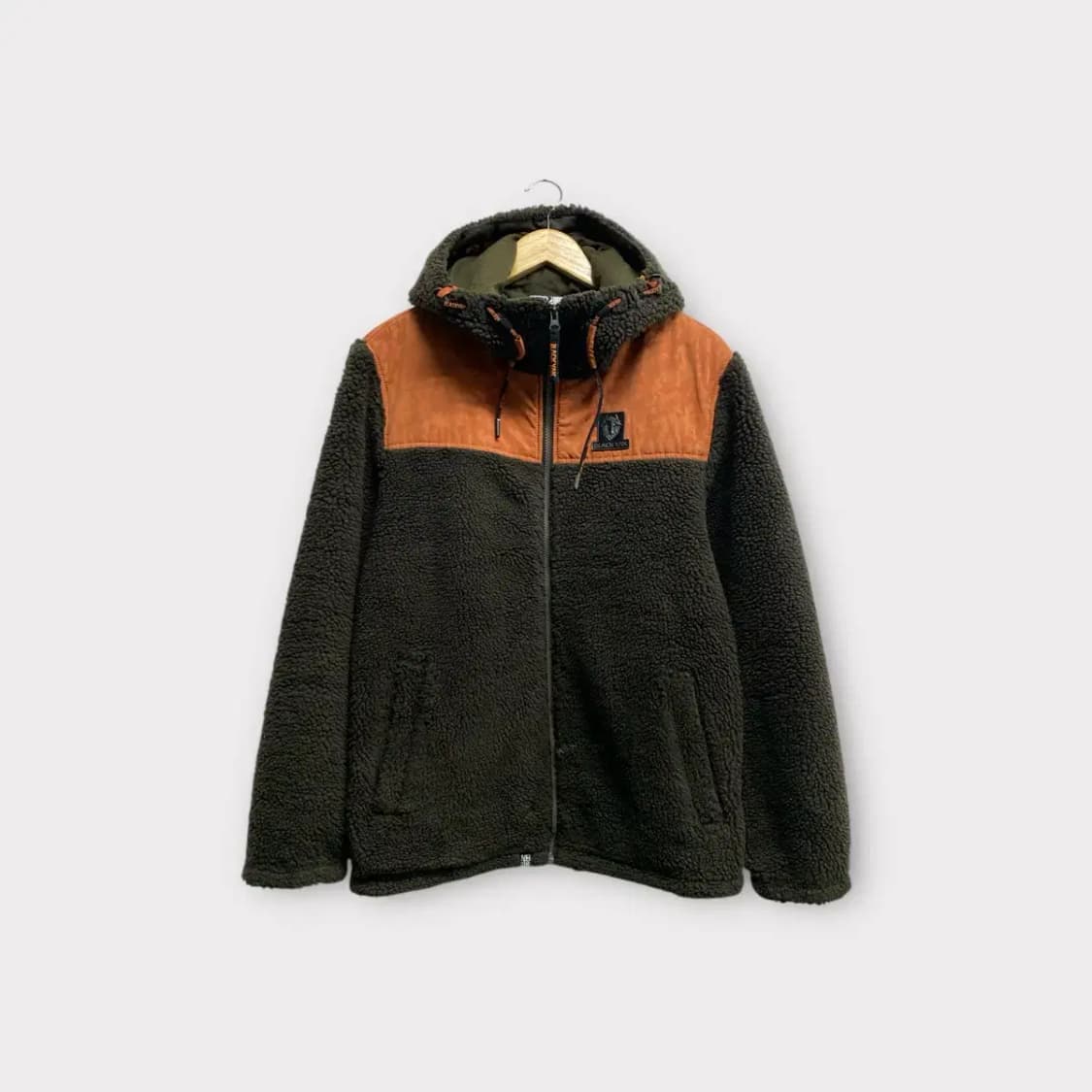 블랙야크 카키컬러 양털 뽀글이 후리스 105 상품이미지1