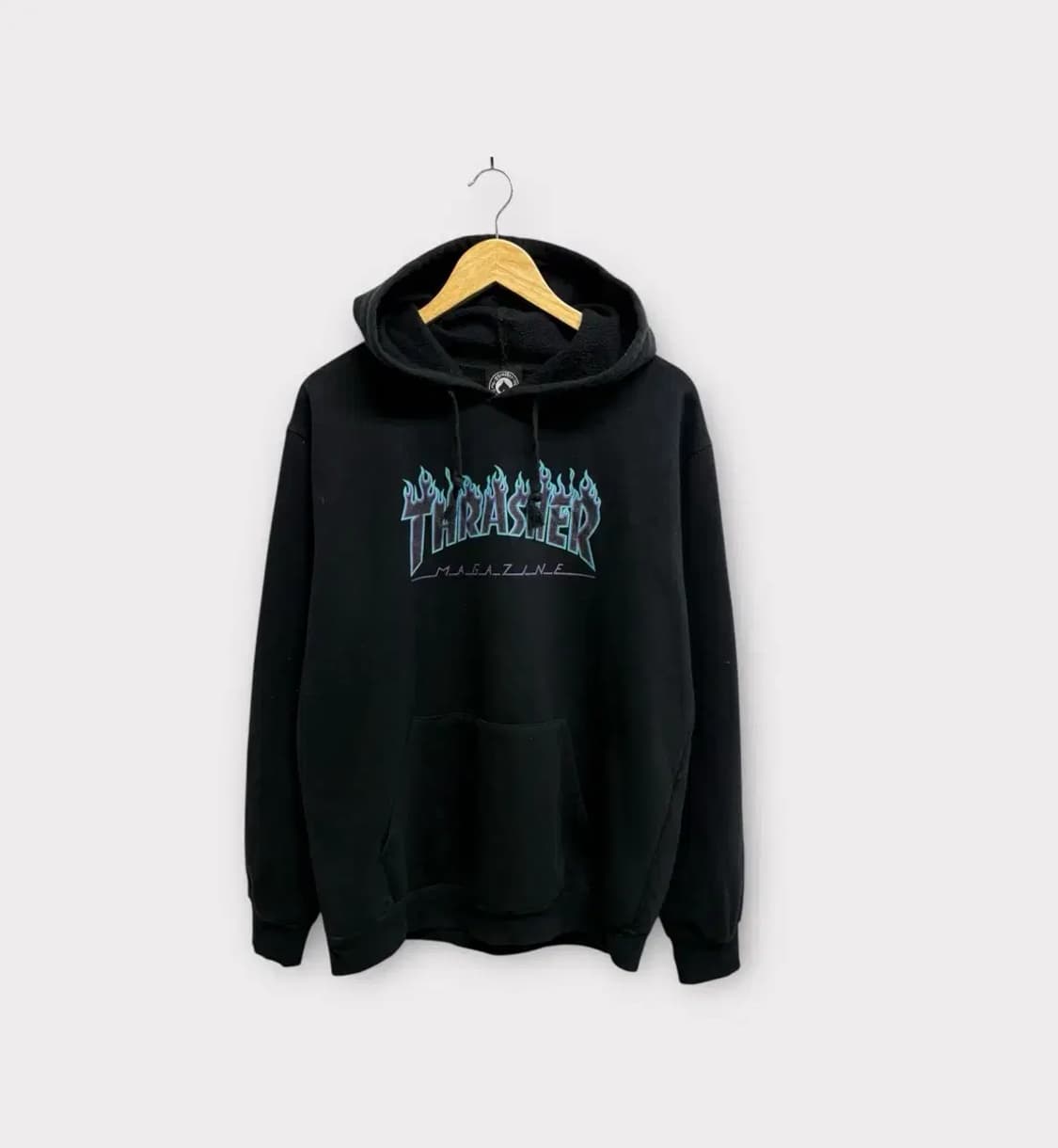 THRASHER 후디 블랙 L 상품이미지1