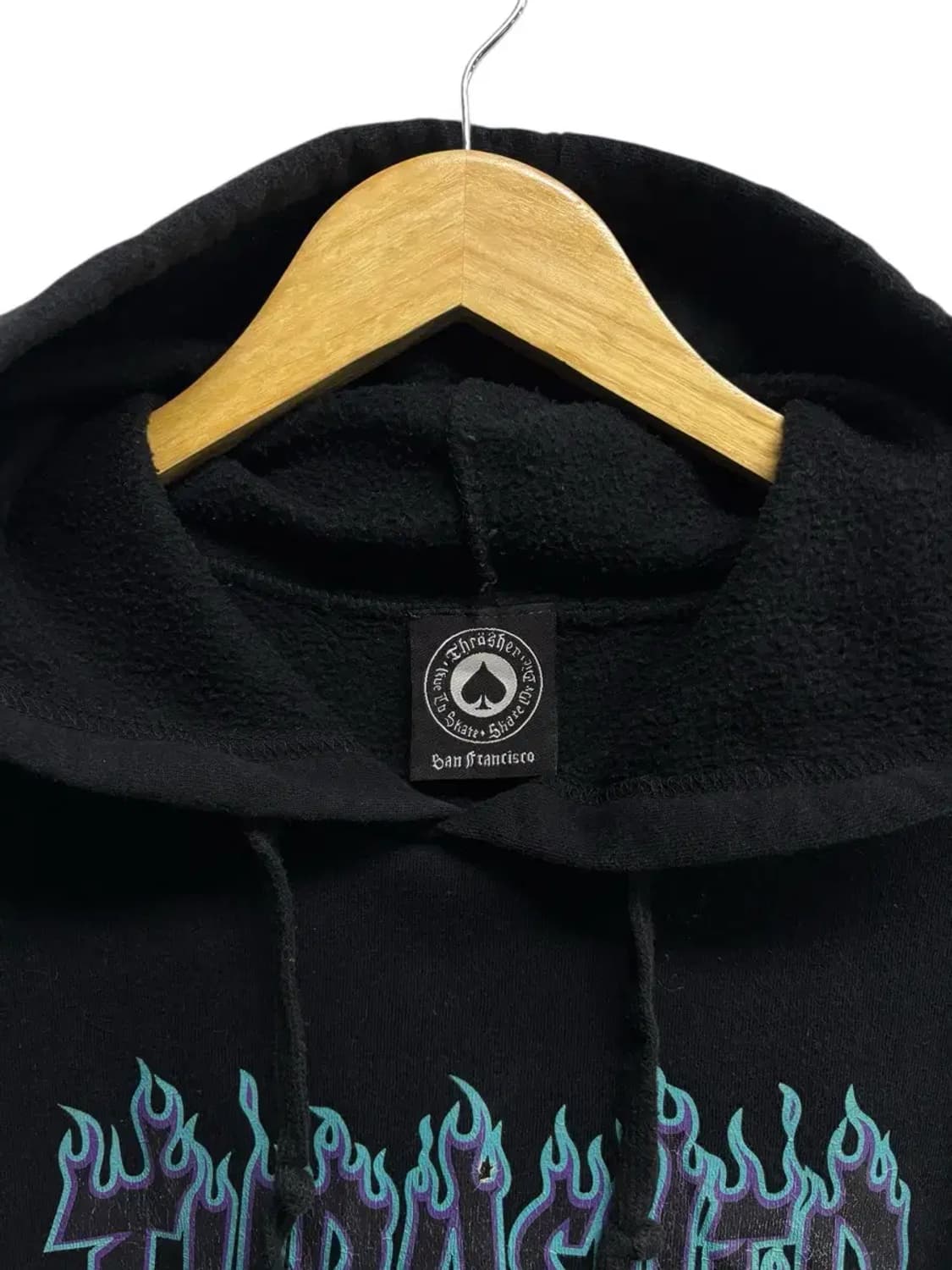 THRASHER 후디 블랙 L 상품이미지5