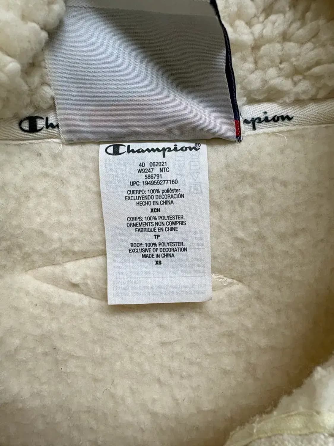 챔피온 뽀글이 셰르파 반집업 S 상품이미지7