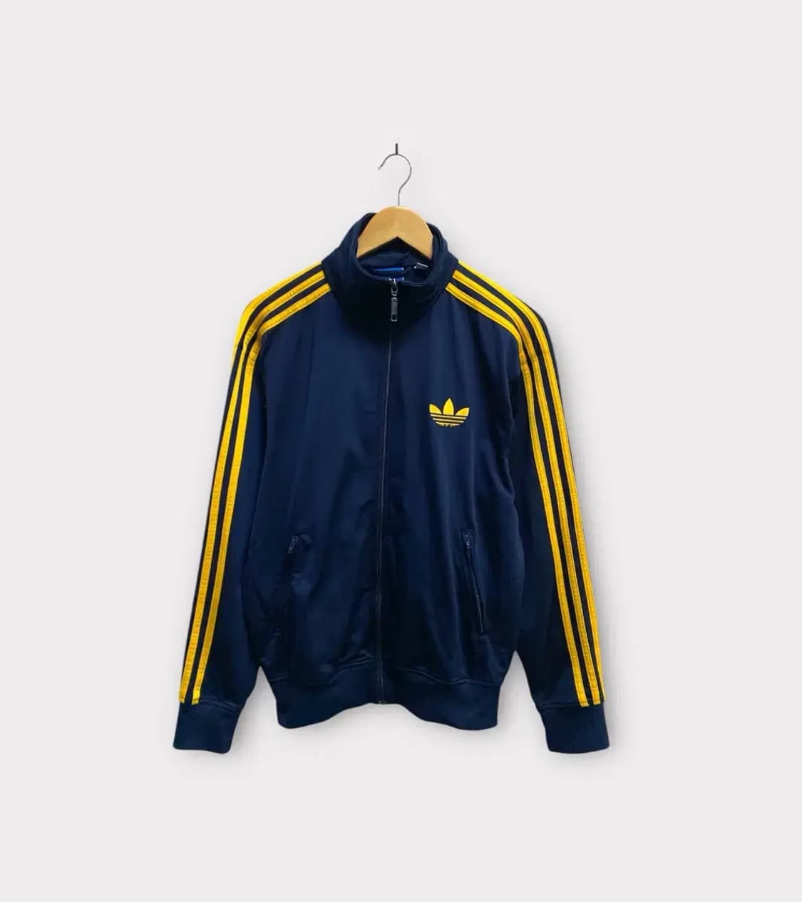 아디다스 파이어버드 네이비 엘로우라인 트랙탑 95 상품이미지1