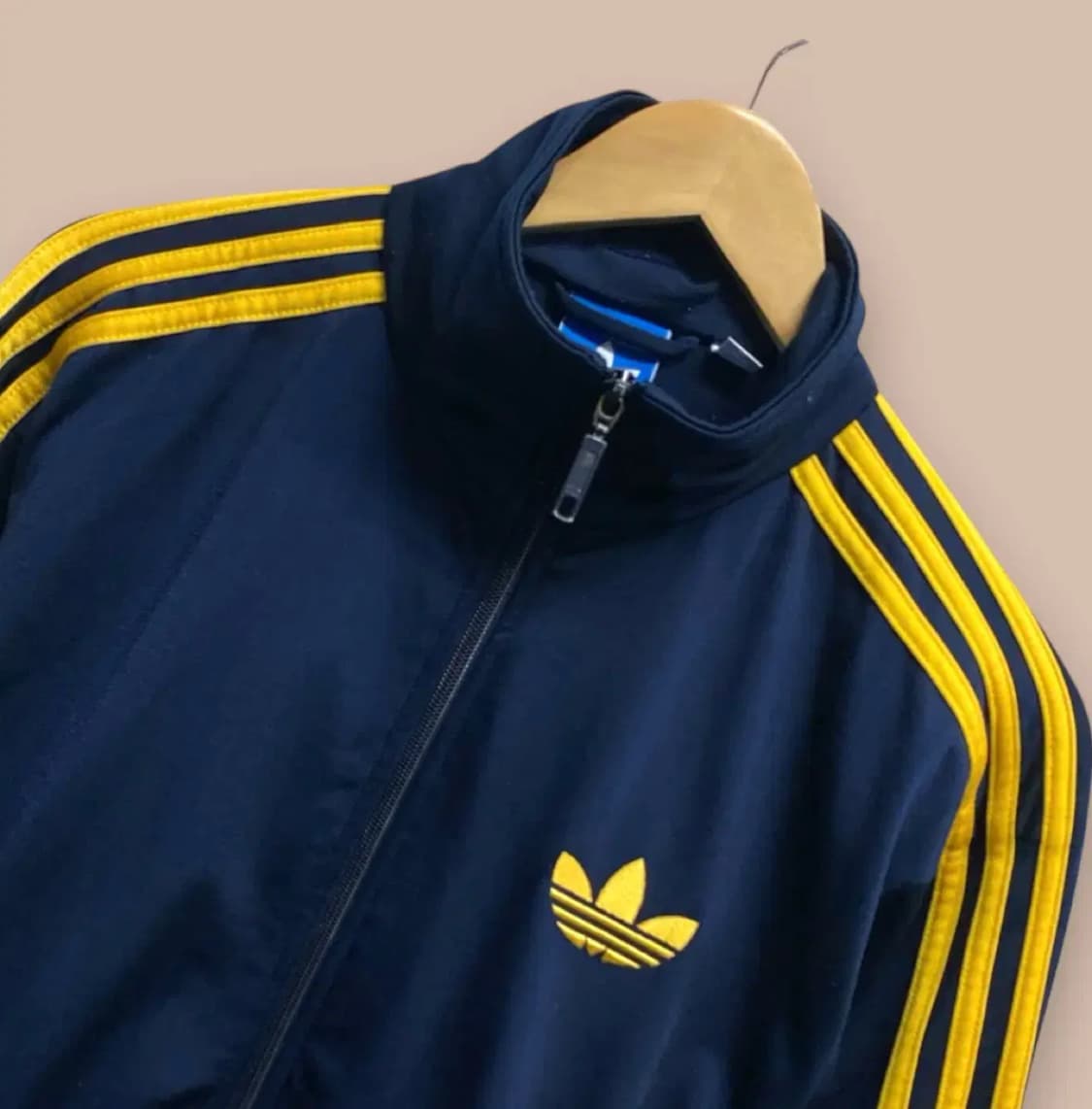 아디다스 파이어버드 네이비 엘로우라인 트랙탑 95 상품이미지2