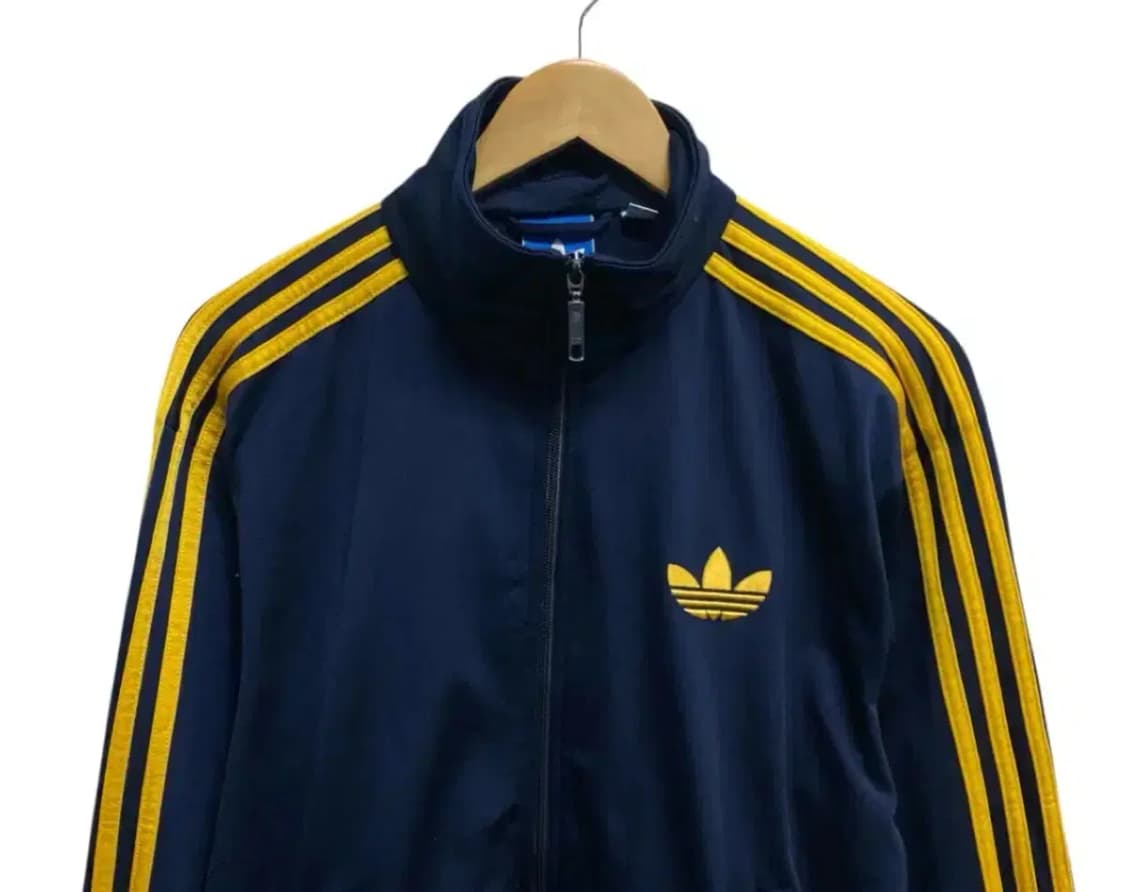 아디다스 파이어버드 네이비 엘로우라인 트랙탑 95 상품이미지3
