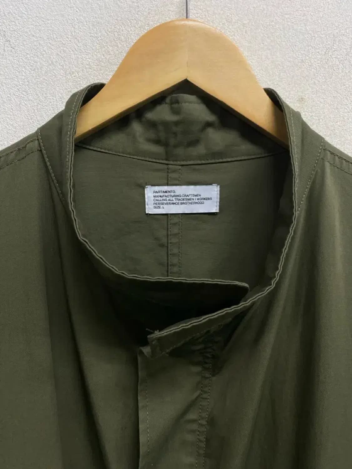 파르티멘토 카키코트 야상 L 상품이미지5