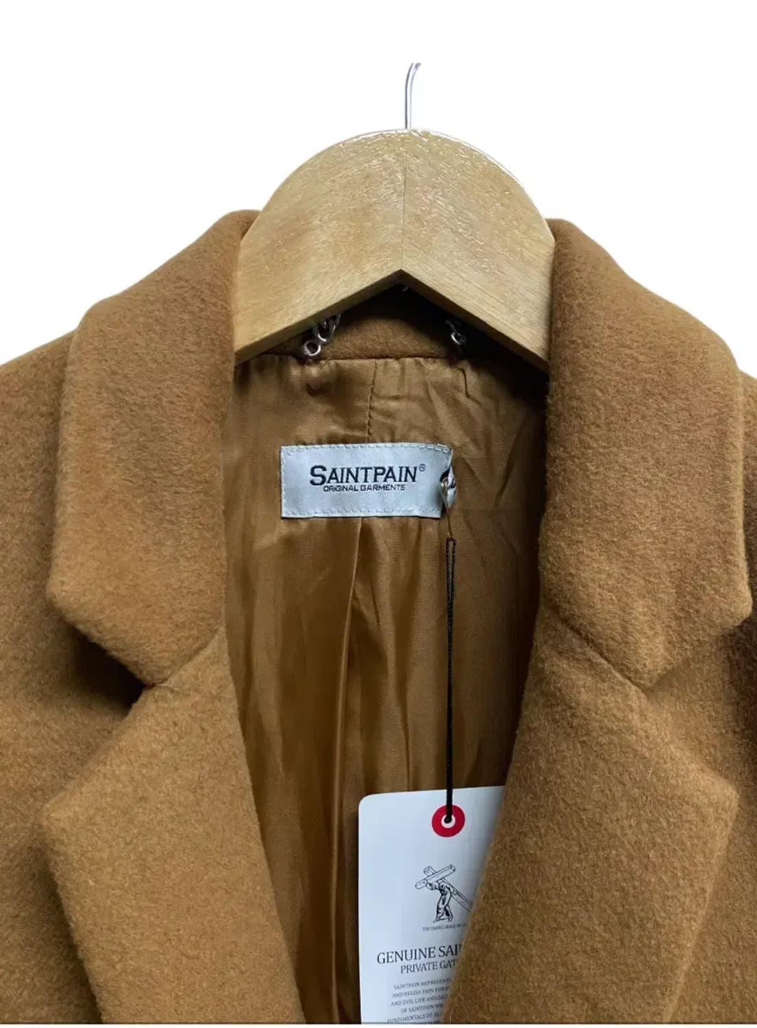 [새상품] 세인트페인 카멜 울코트 S 상품이미지4