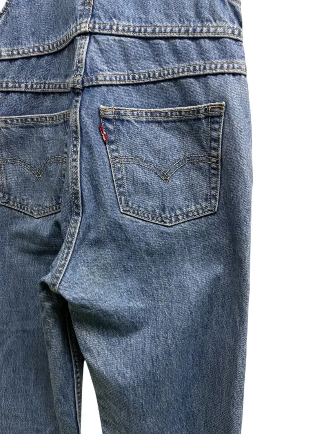 리바이스 멜빵 데님 바지 - 24인치 상품이미지5