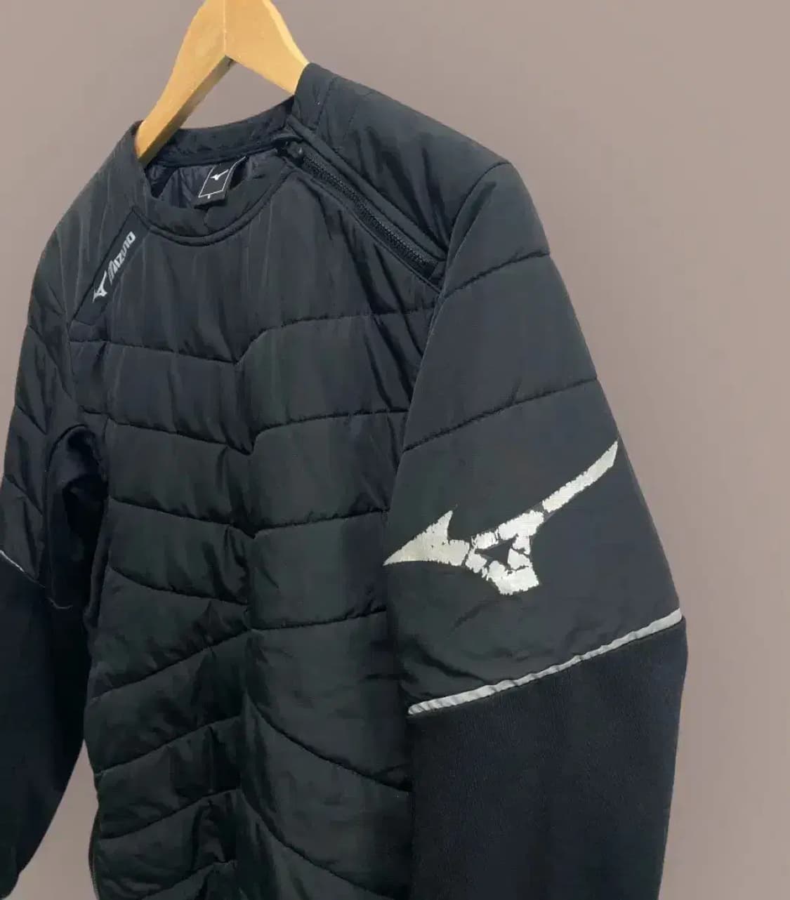 Mizuno 미즈노 방풍 패딩 맨투맨 S 상품이미지3