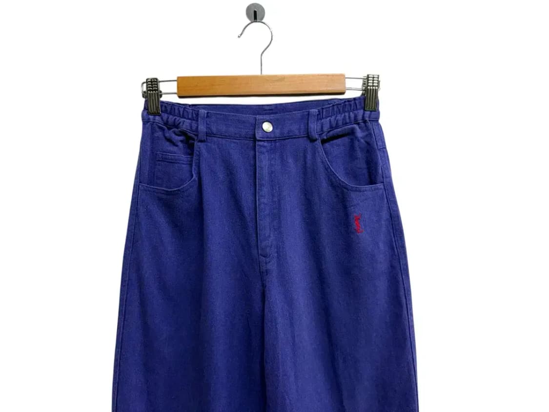 YSL 입생로랑 퍼플 워싱 데님팬츠 S 상품이미지3