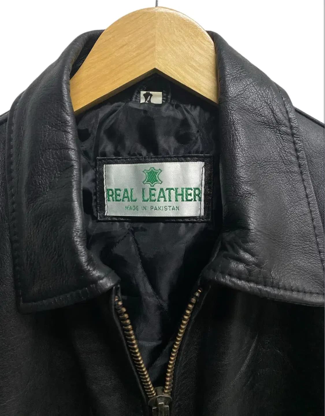 REAL LEATHER 빈티지 레더자켓 L 상품이미지4