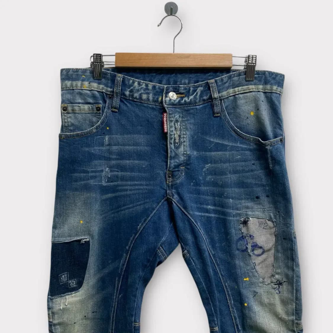 디스퀘어드2 페인팅 데님 - 46사이즈 상품이미지2