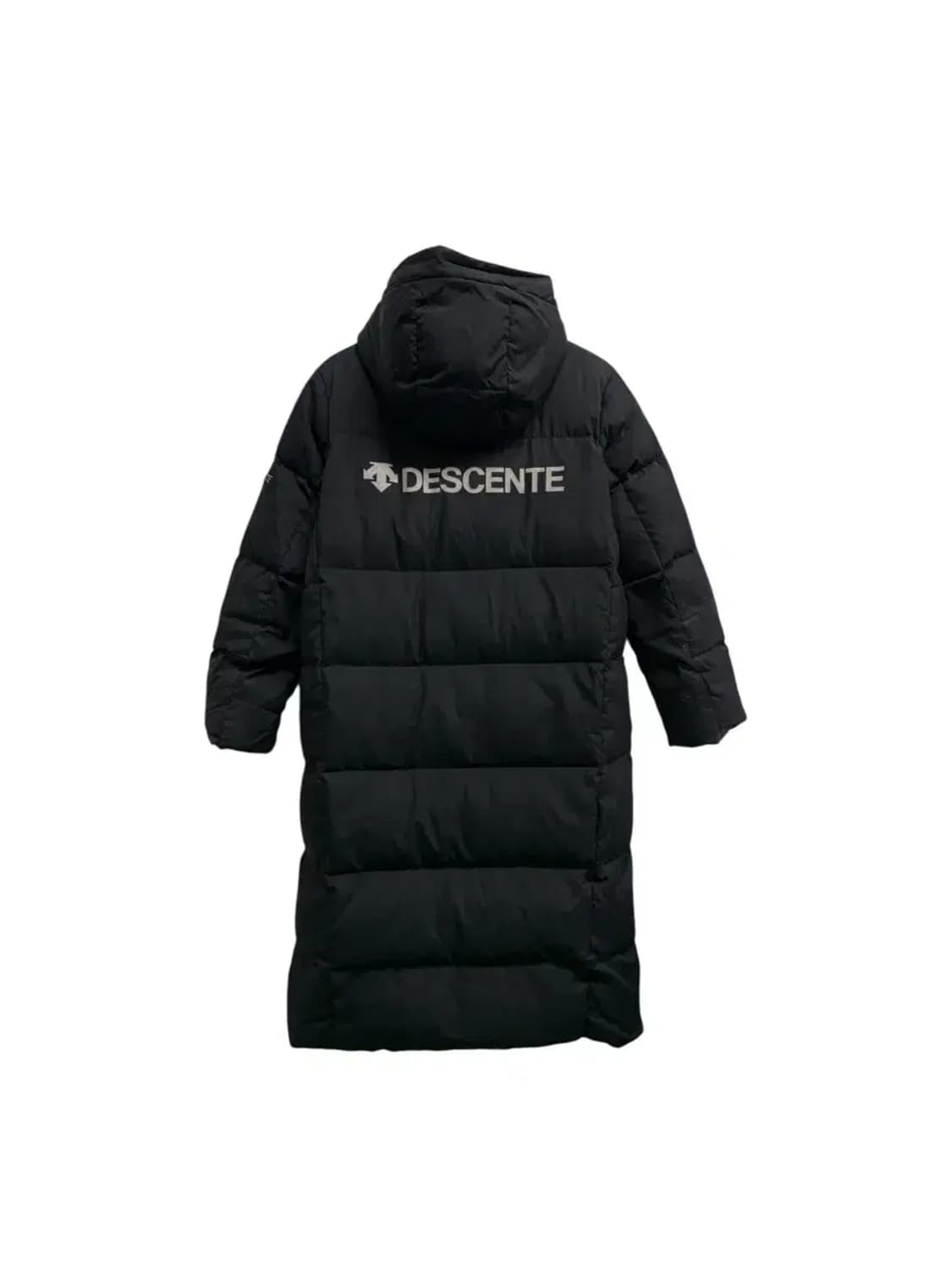 데상트 올블랙 구스 롱패딩 90 상품이미지3