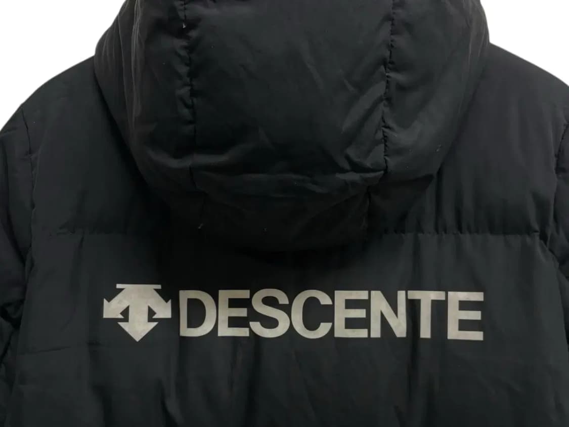 데상트 올블랙 구스 롱패딩 90 상품이미지5