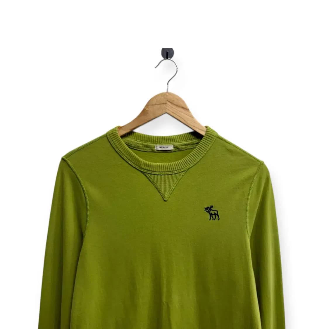 아베크롬비 Abercrombie 그린 티셔츠 M 상품이미지2