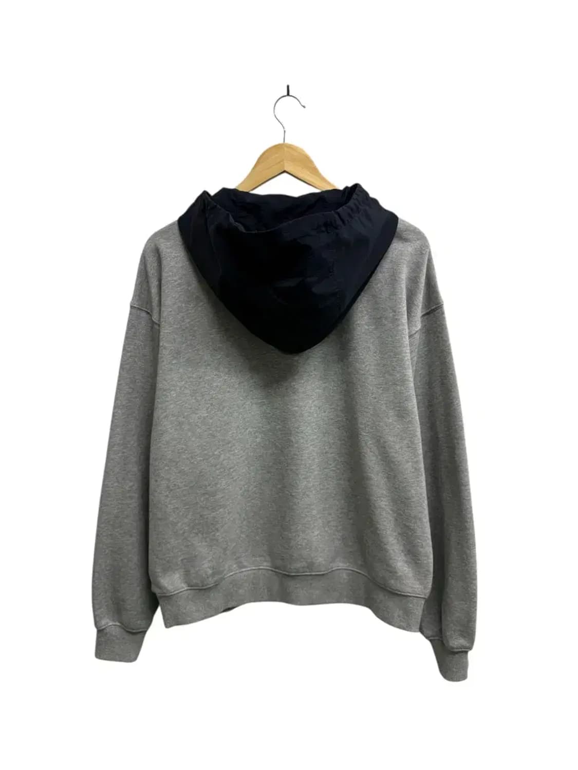 세컨모놀로그 배색 후드 맨투맨티 M 상품이미지4