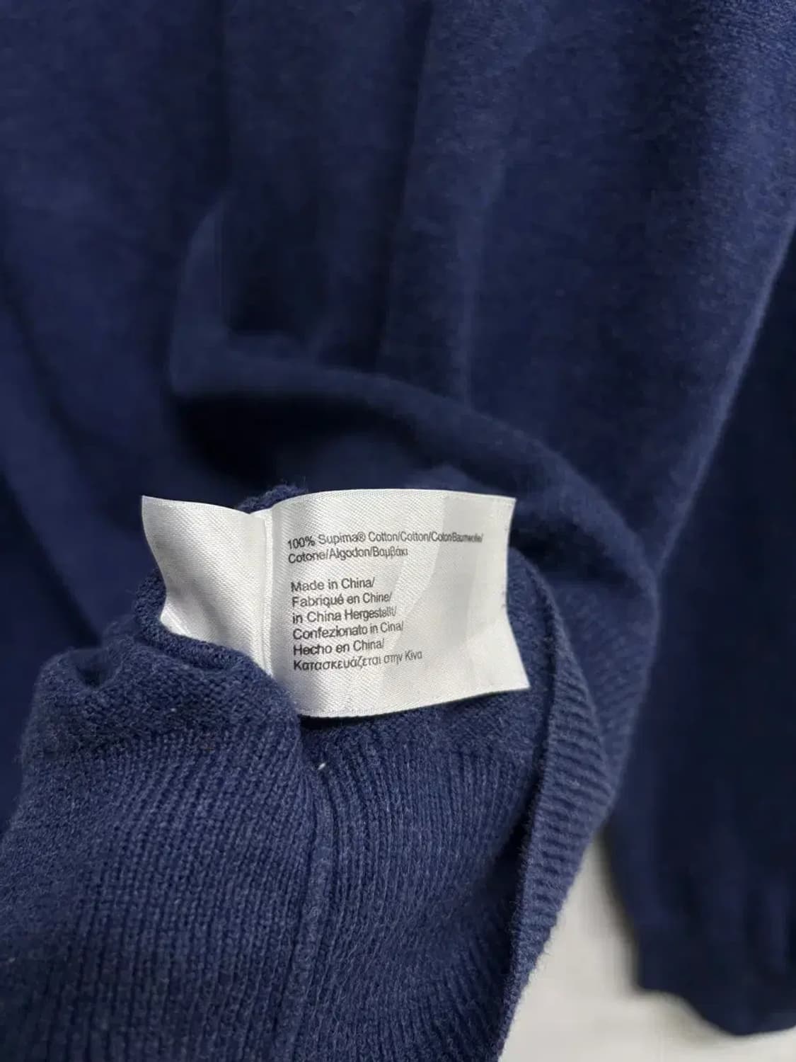 브룩스브라더스 네이비 브이넥 니트 L 상품이미지5