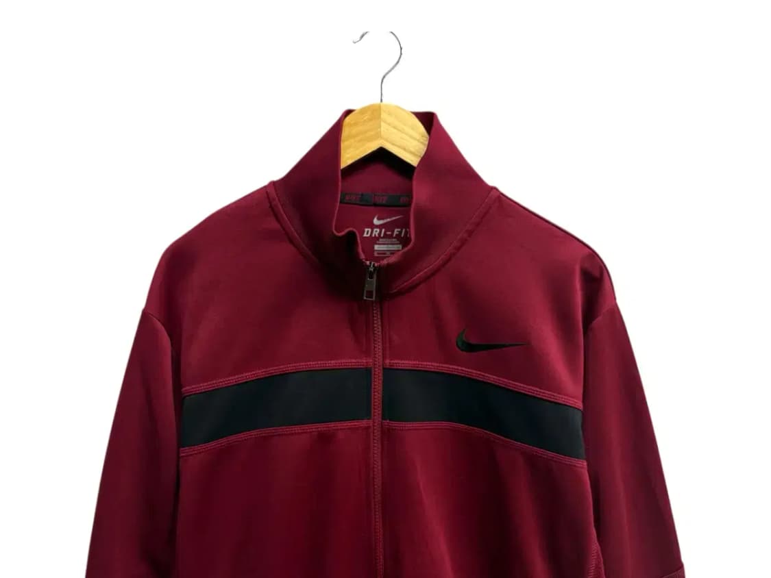 나이키 NIKE 버건디 트랙탑 XL 상품이미지3