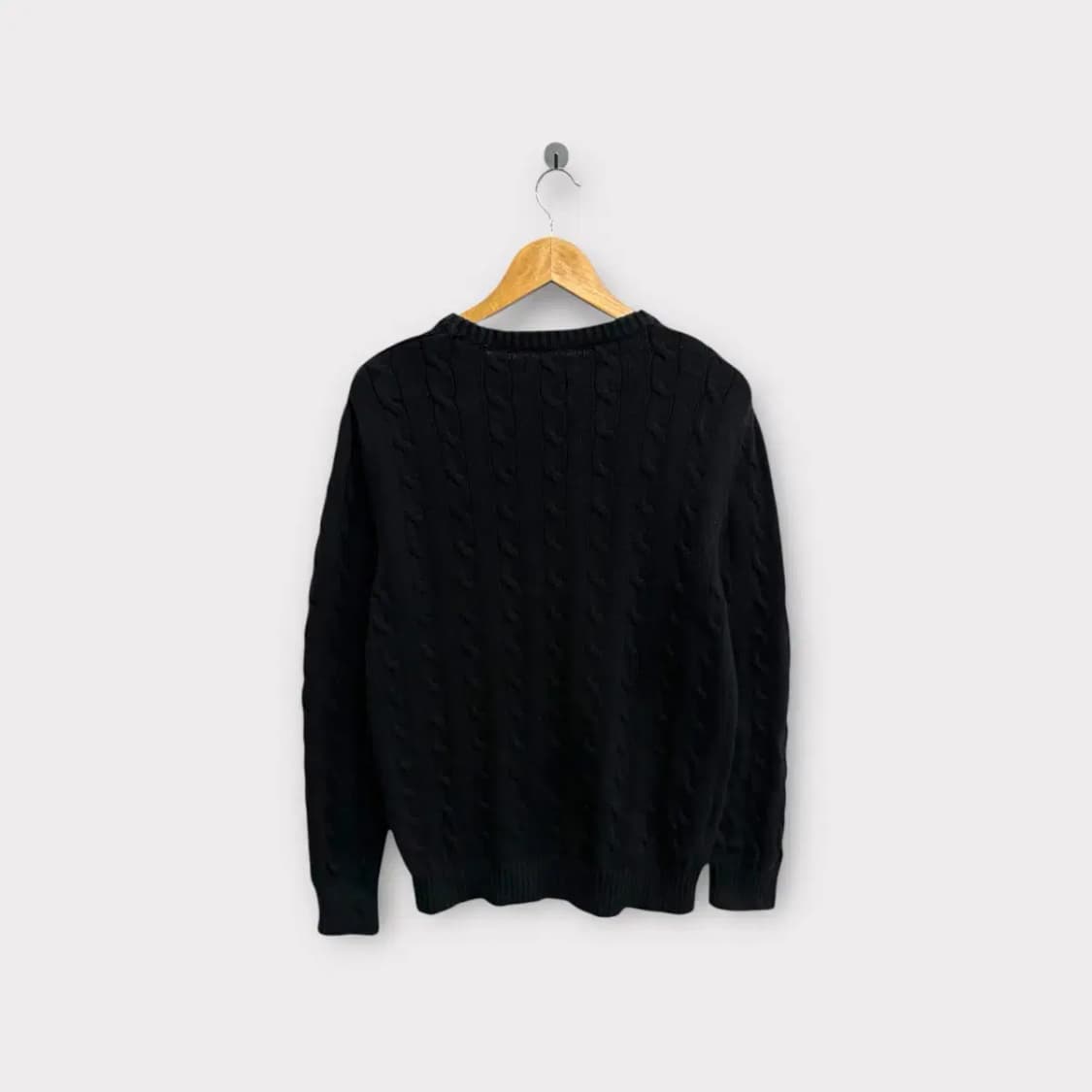 노티카 블랙 케이블 니트 M-L 상품이미지3