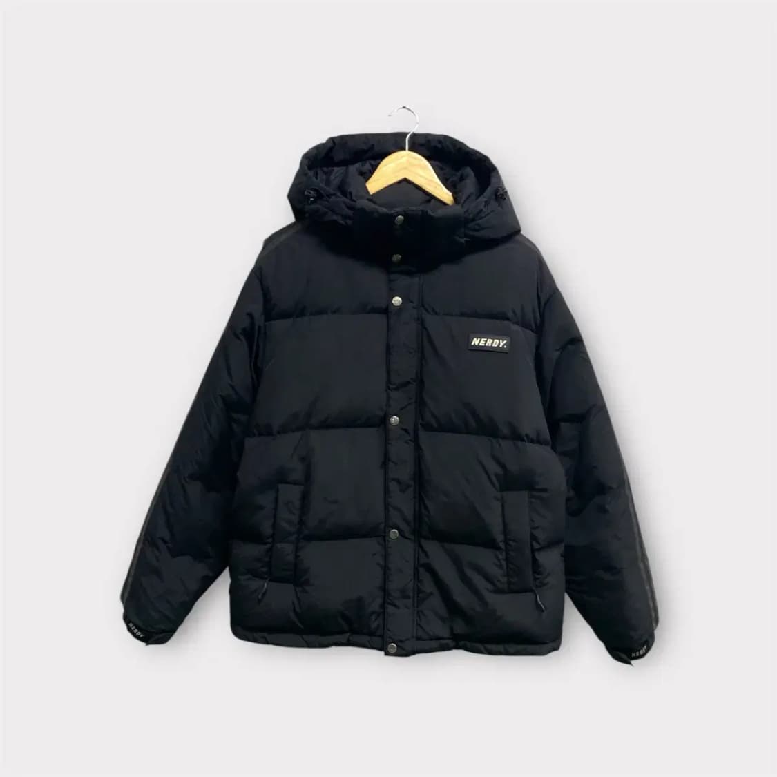 널디 덕다운 패딩 블랙 M 상품이미지1