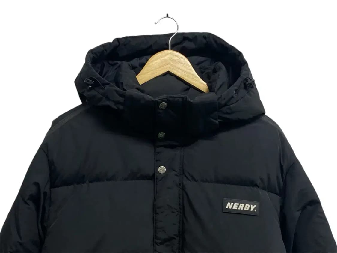 널디 덕다운 패딩 블랙 M 상품이미지2