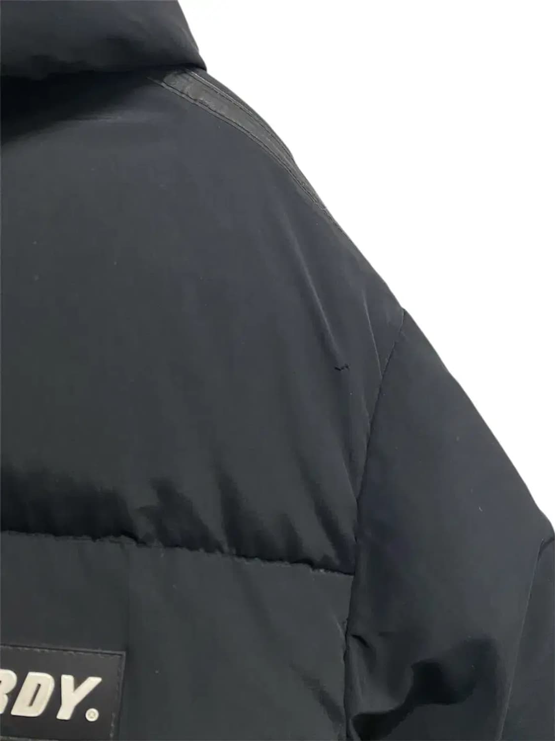 널디 덕다운 패딩 블랙 M 상품이미지4