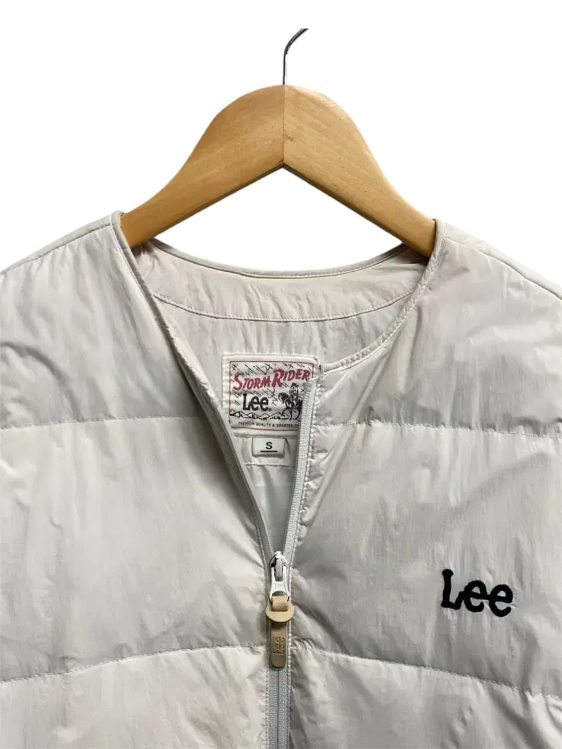 Lee 화이트 경량패딩 S 상품이미지4