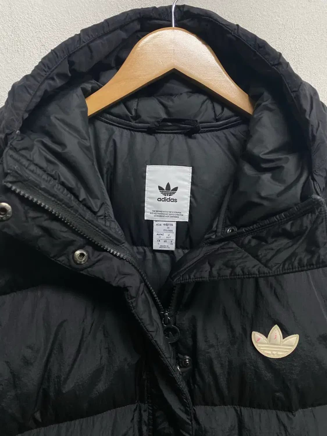 아디다스 불꽃 다운 패딩 L 상품이미지5