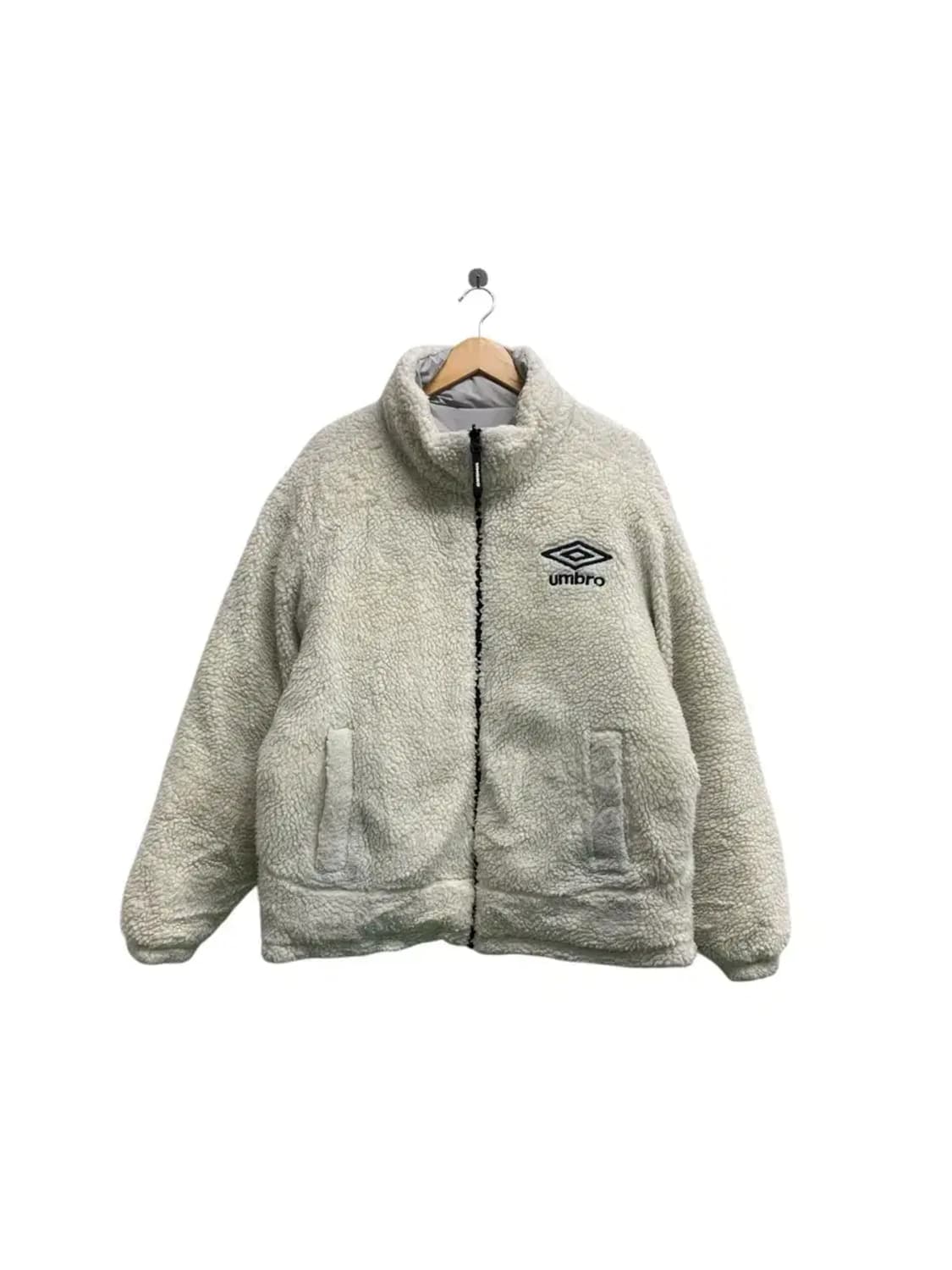 엄브로 Umbro 리버시블 뽀글이 패딩 L 상품이미지3