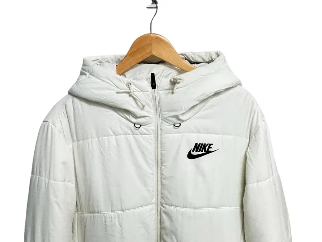 나이키 스우시 화이트 경량 롱패딩 L-XL 상품이미지2