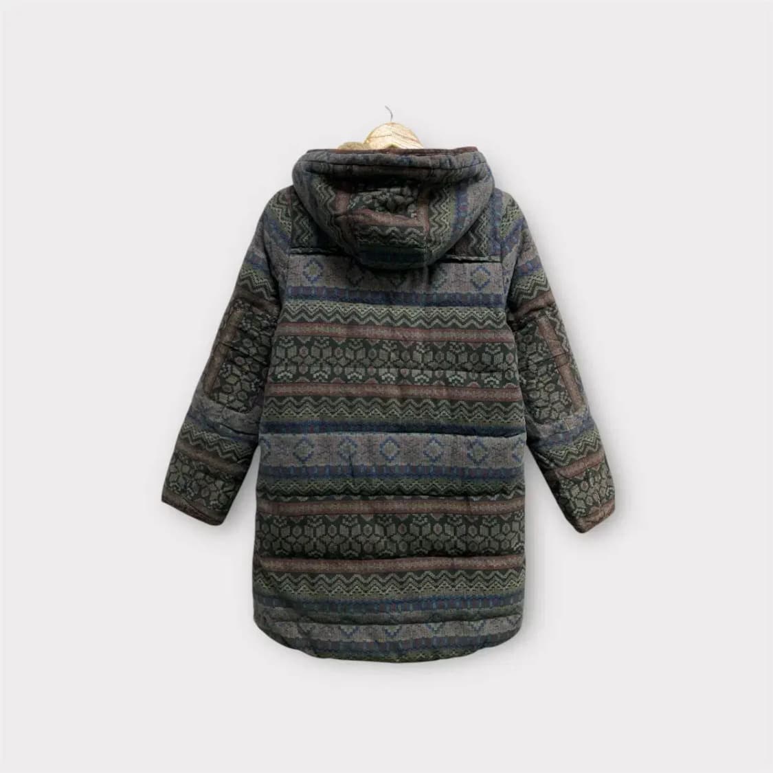 써스데이아일랜드 오리털 페이즐리 패딩코트 S-M 상품이미지3