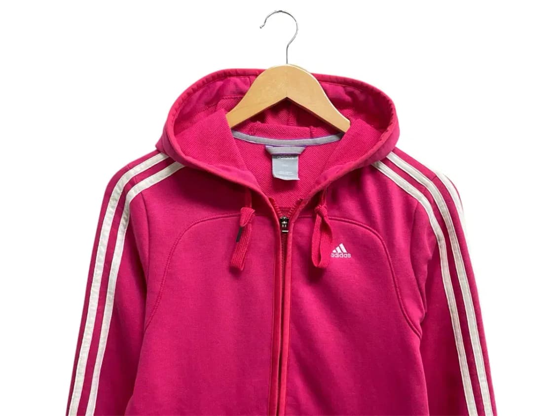 아디다스 핑크 삼선 후드집업 85 상품이미지2